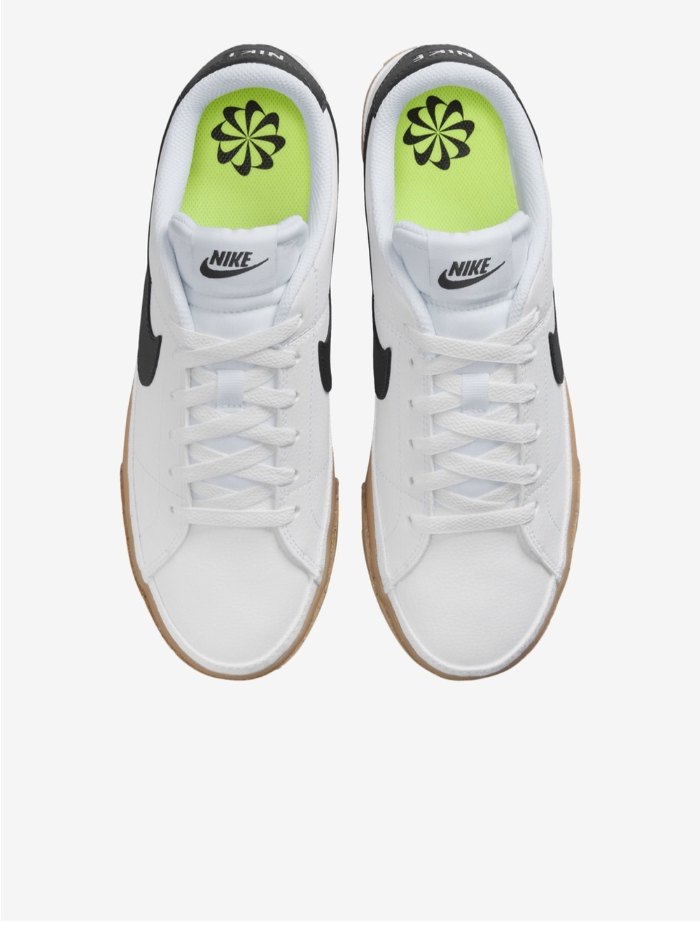 Nike womens White Black Low-Top Sneakers